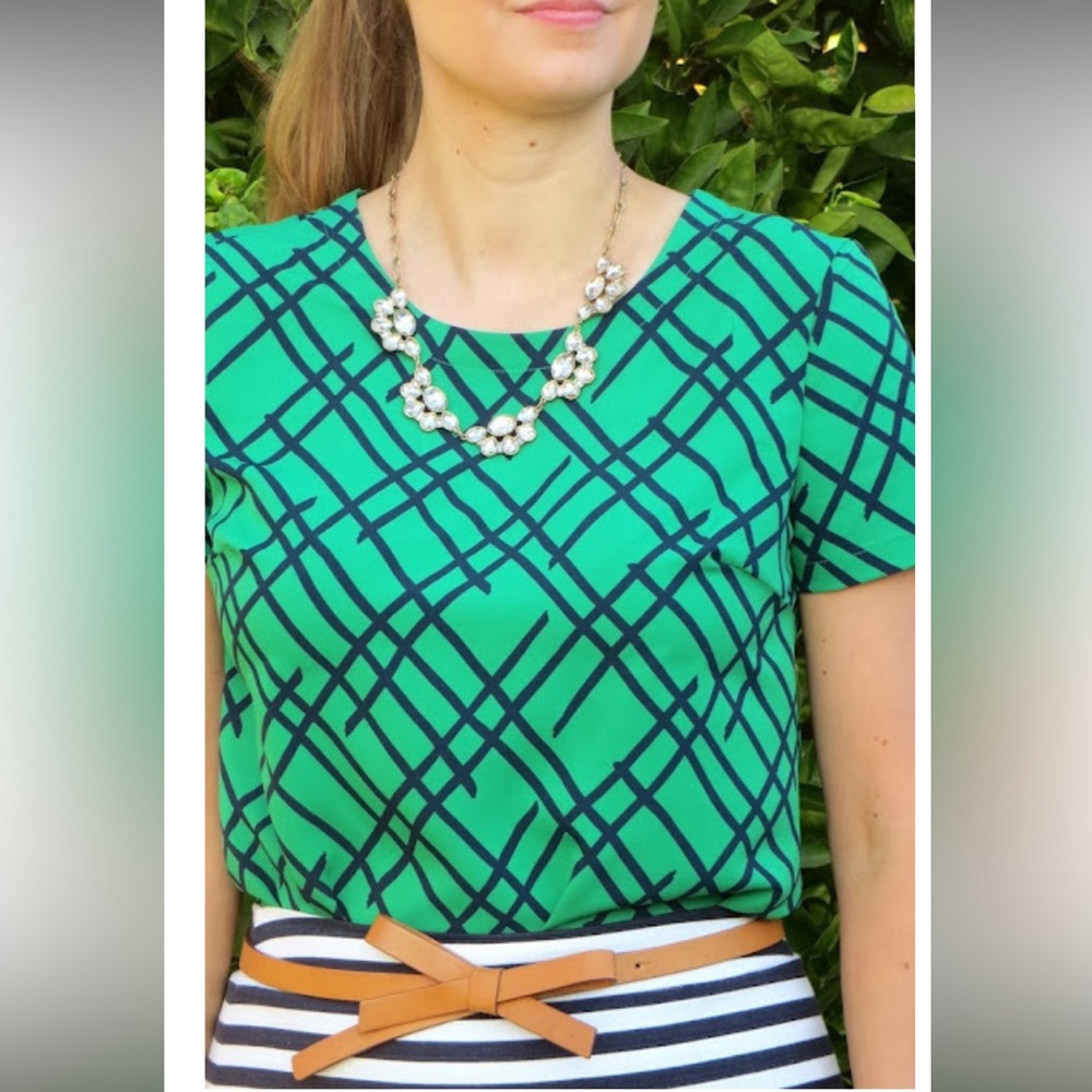 Merona Striped Women’s Blouse Size Small